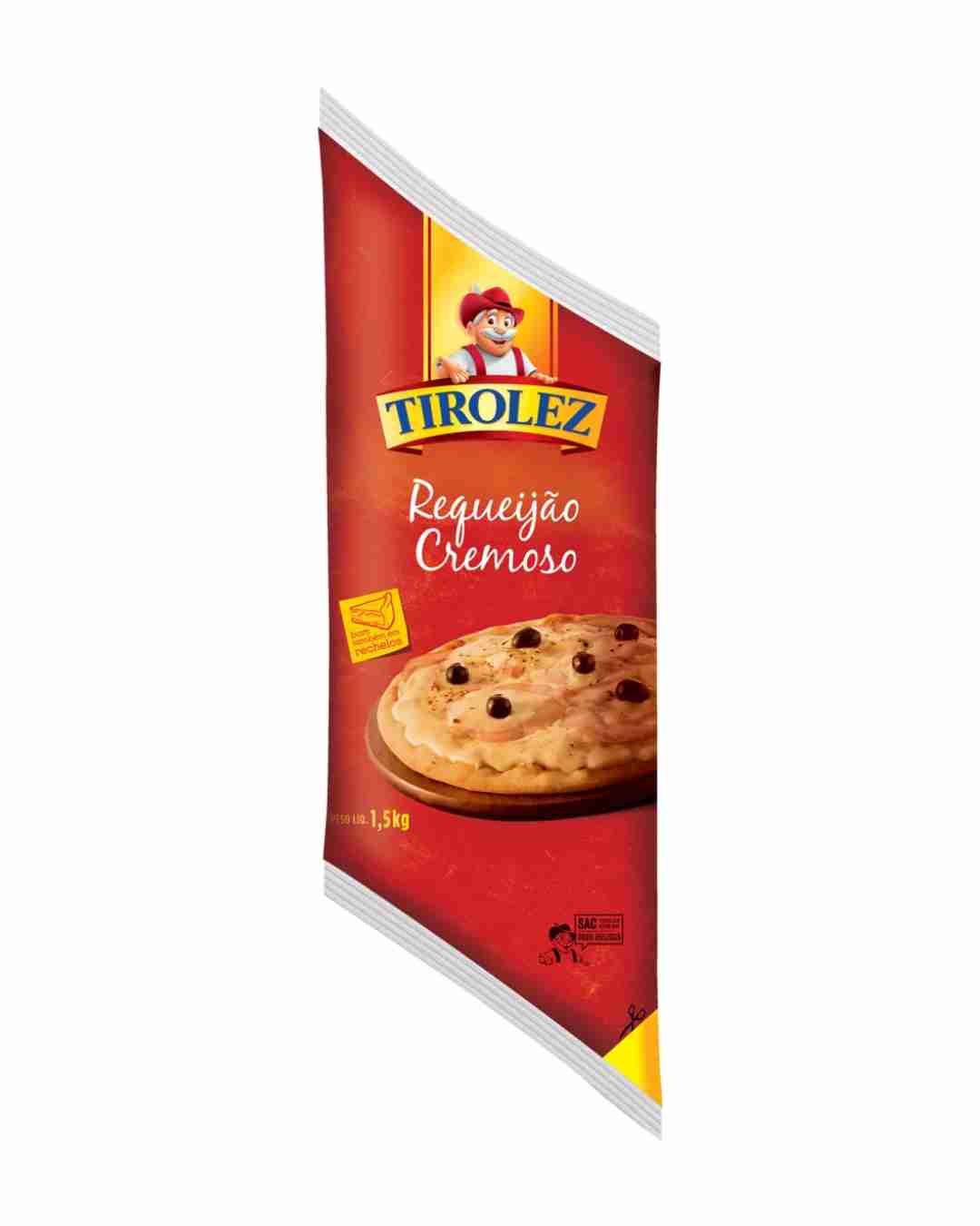 Requeijão Bisn Tirolez 1,5kg